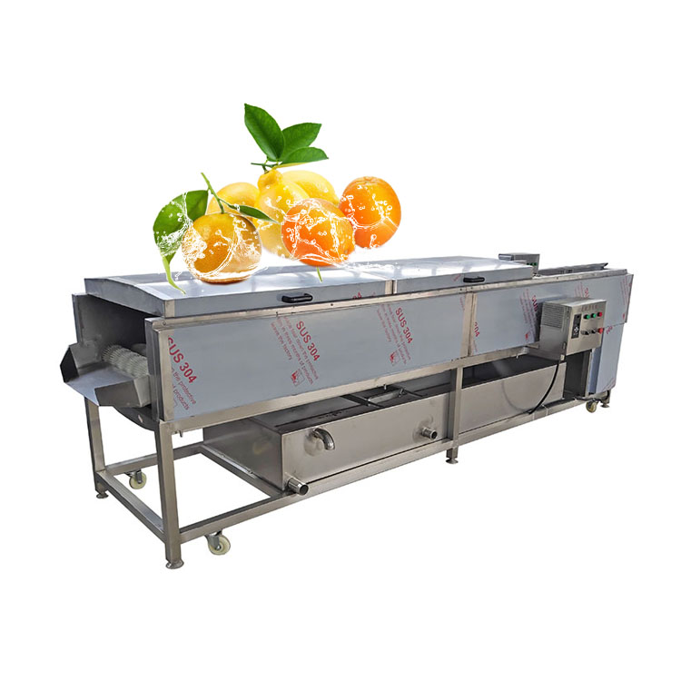 Industrial Automatic Continuous Brush Root Vegetable Washing Machine Commercial Brush Fruits And Vegetable Washer