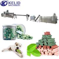 full automatic high quality rawhide dog chewing bone processing machine